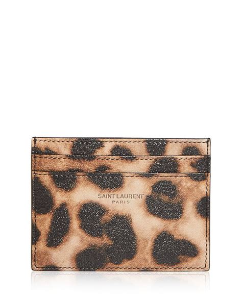 ysl leopard bag replica|YSL leopard card holder.